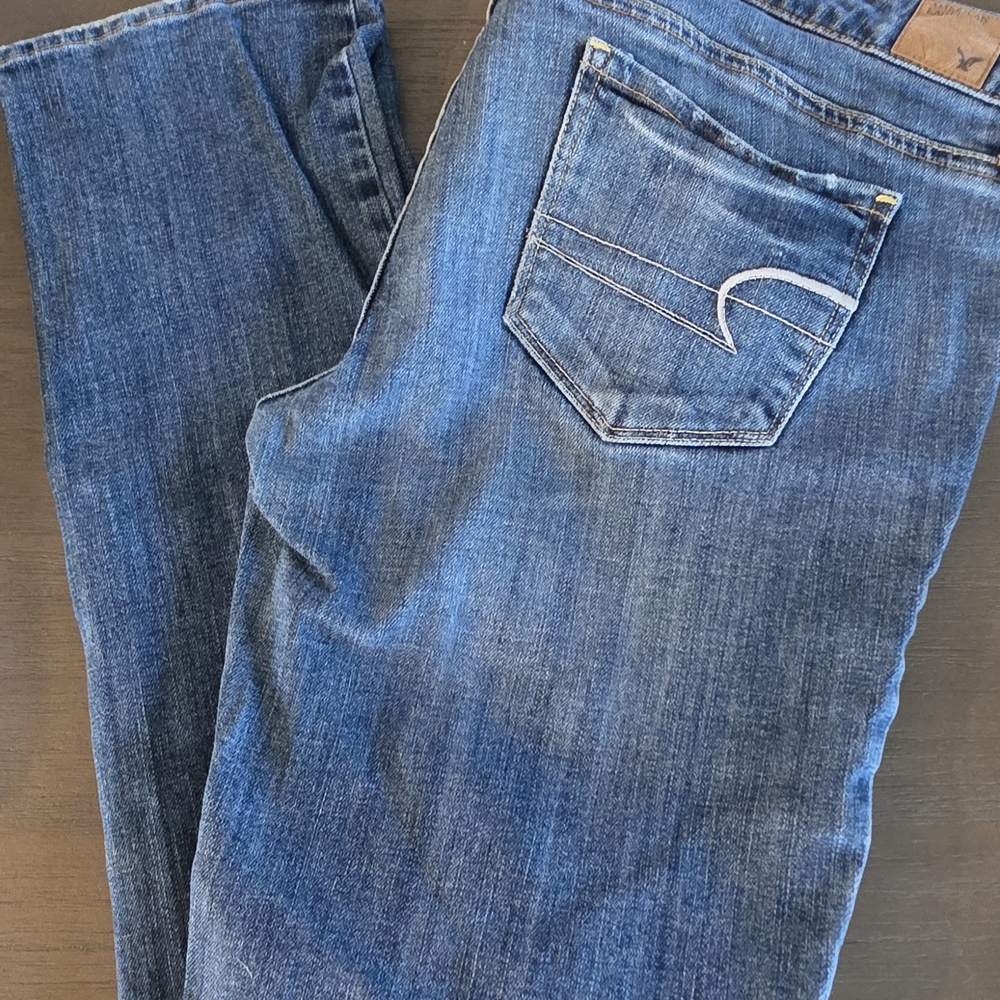 American Eagle Outfitters Dark Blue Skinny Jeans